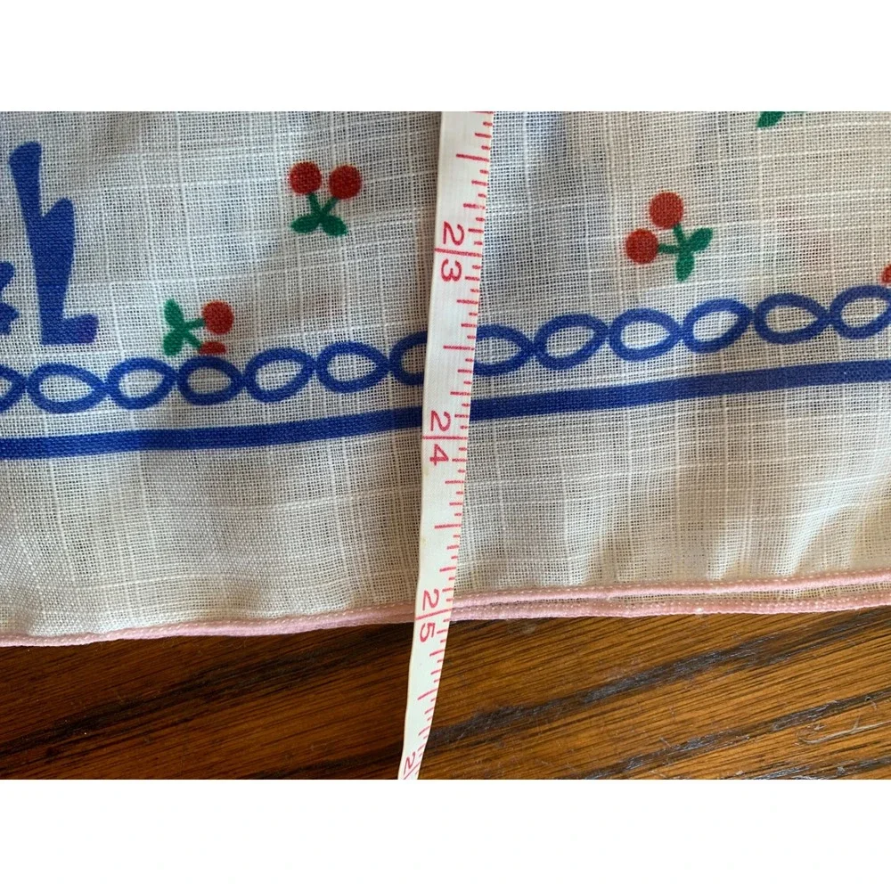 Universal Thread Cherry Paisley Bandana Scarf & Scrunchie Set White Blue Red